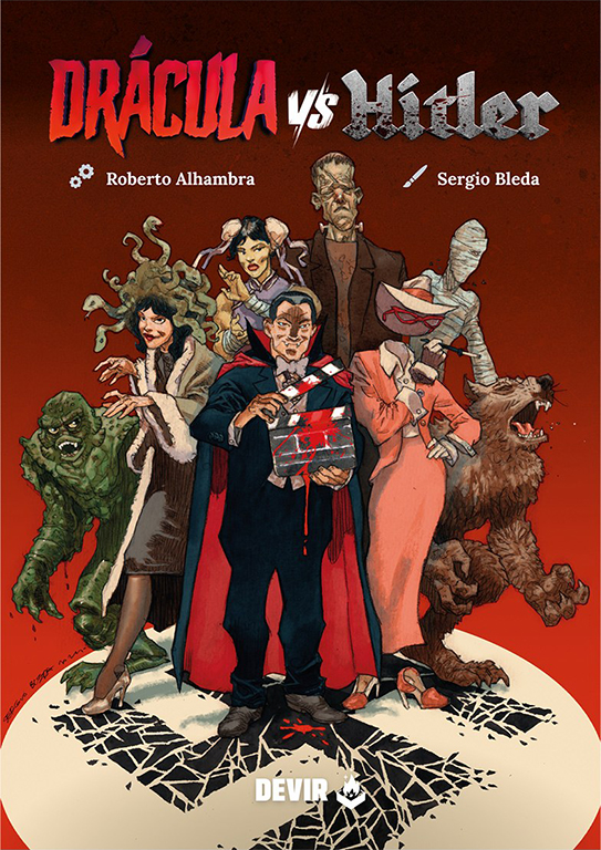 Portada de DRACULA V.S HITLER